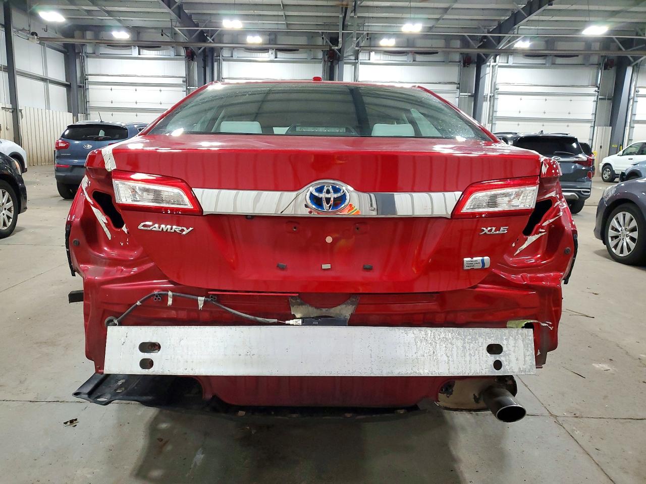 2013 Toyota Camry Hybrid Xle Красный vin: 4T1BD1FK6DU081978