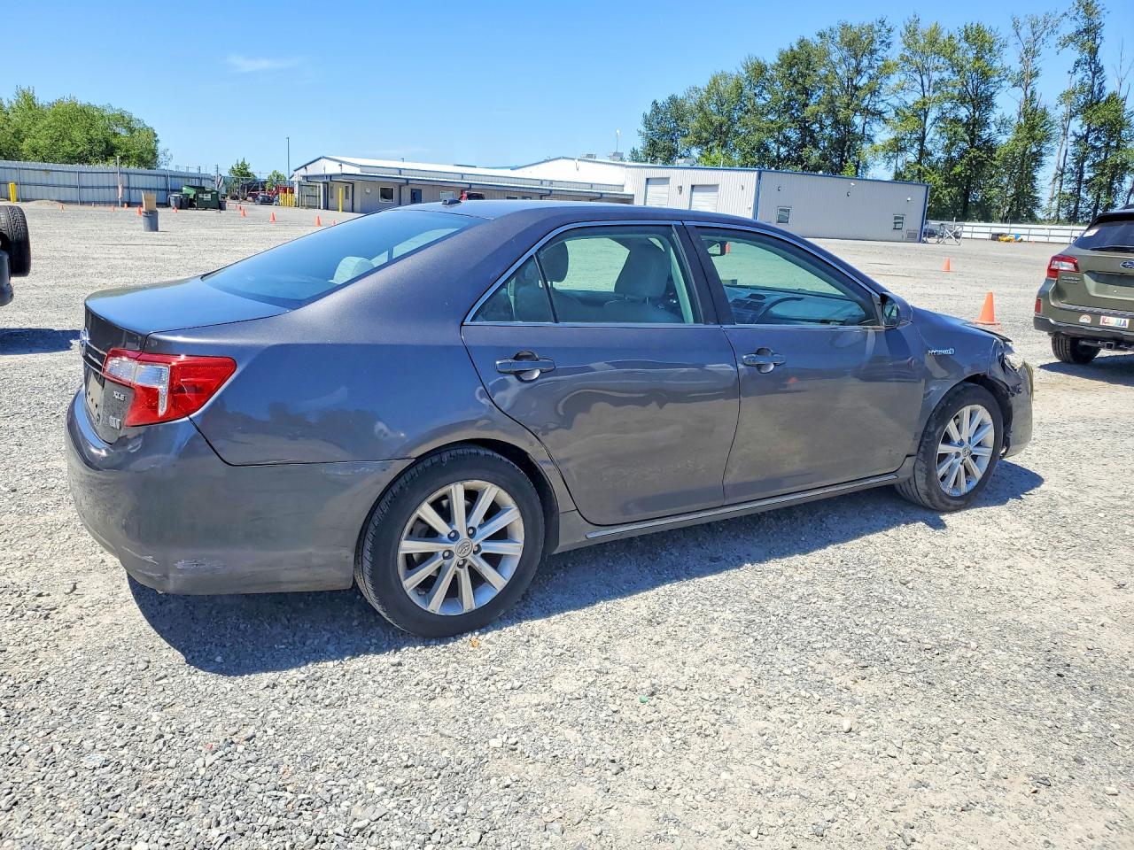 2013 Toyota Camry Hybrid Xle Gray vin: 4T1BD1FK6DU086274