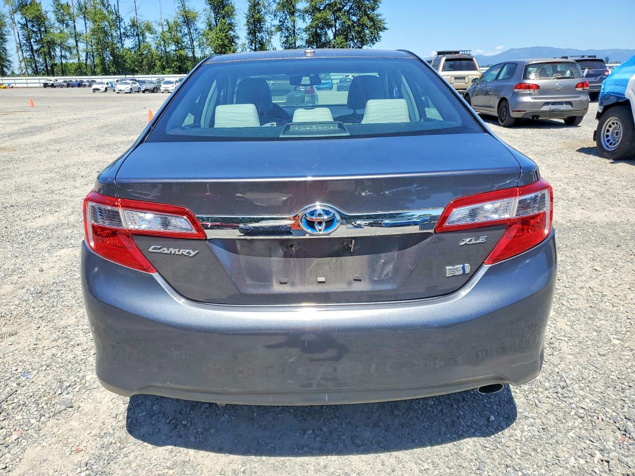 2013 Toyota Camry Hybrid Xle Gray vin: 4T1BD1FK6DU086274