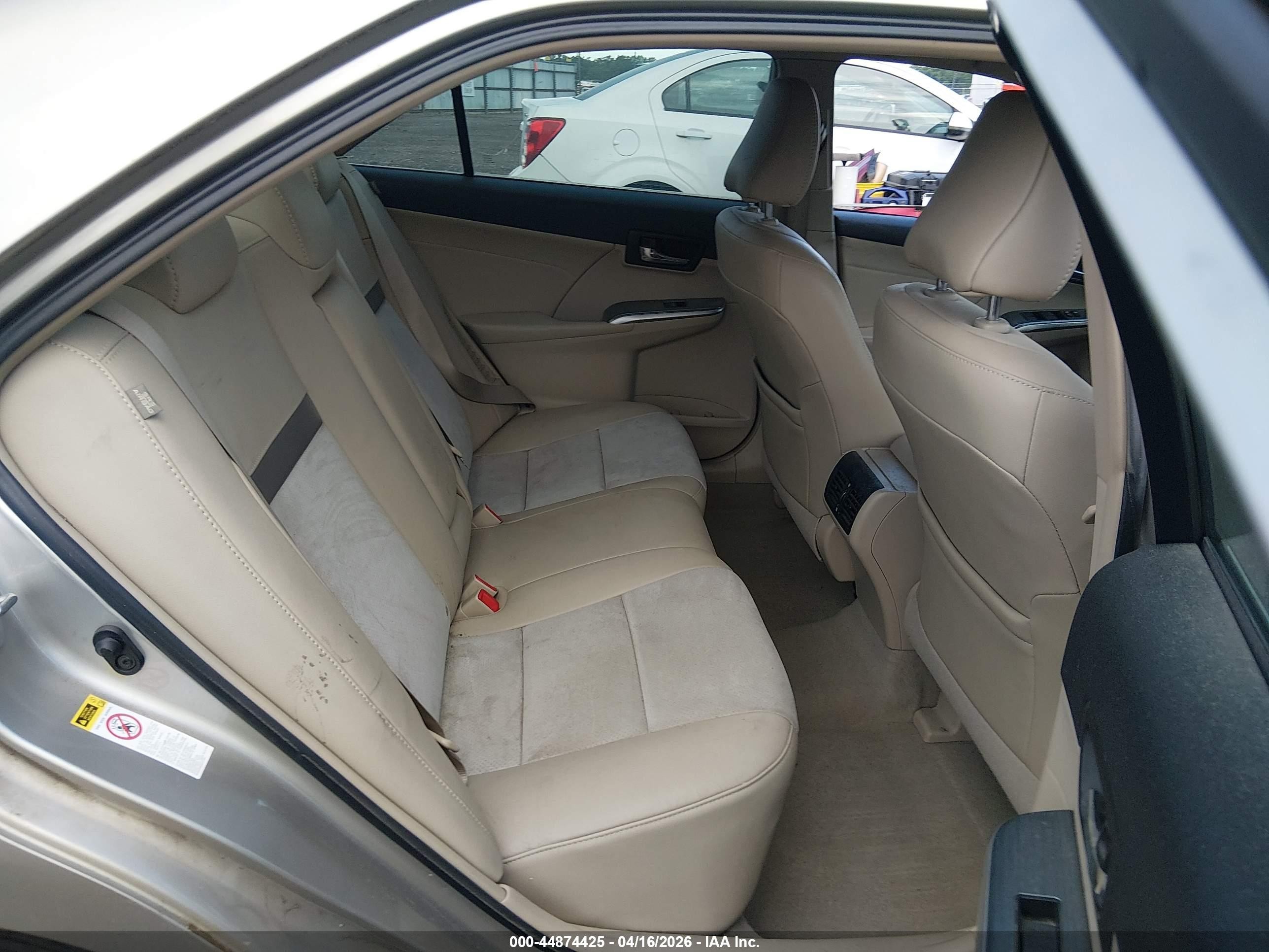 2013 Toyota Camry Hybrid Xle Beige vin: 4T1BD1FK6DU088266