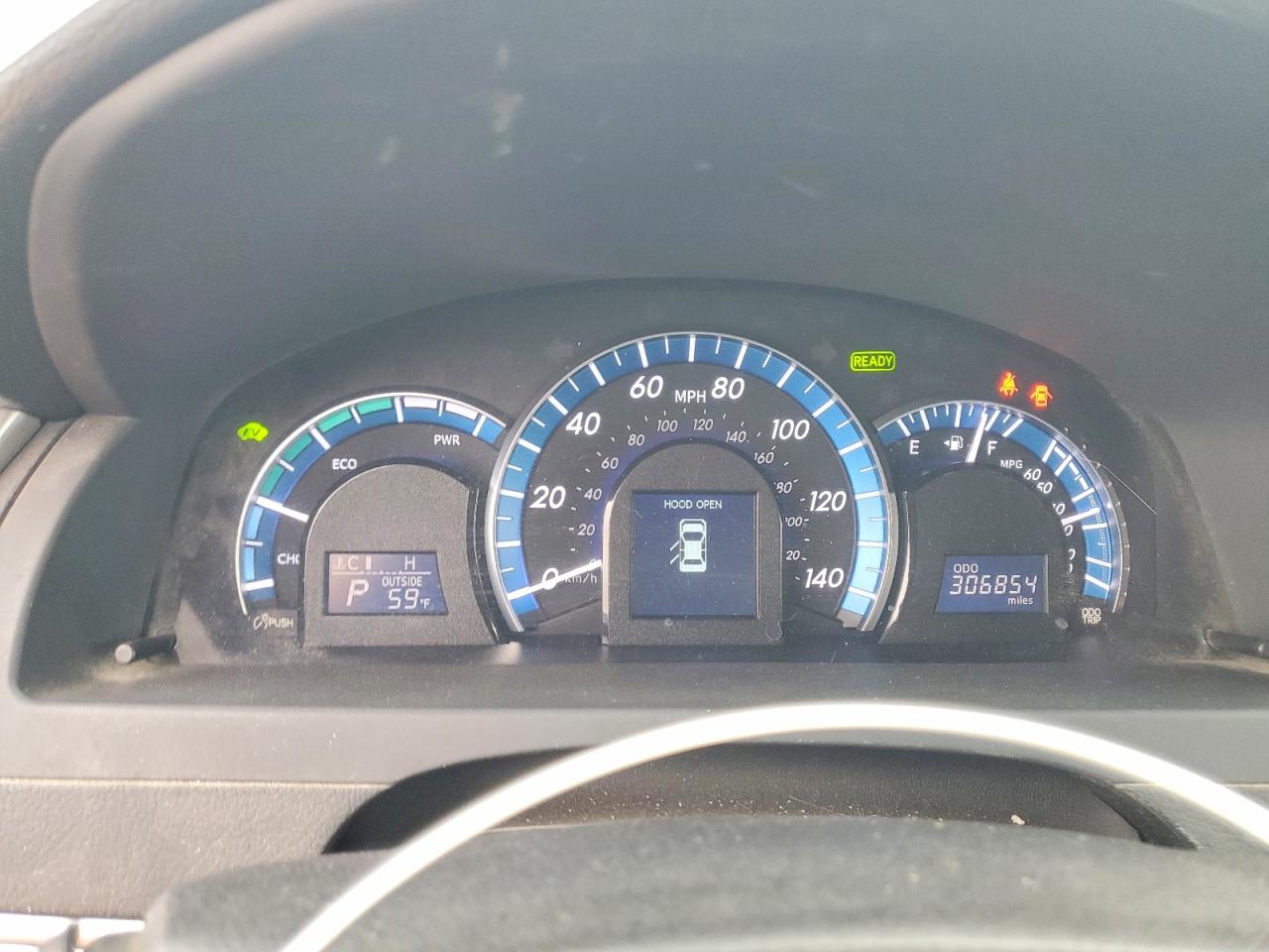 2013 Toyota Camry Hybrid Gray vin: 4T1BD1FK6DU090874