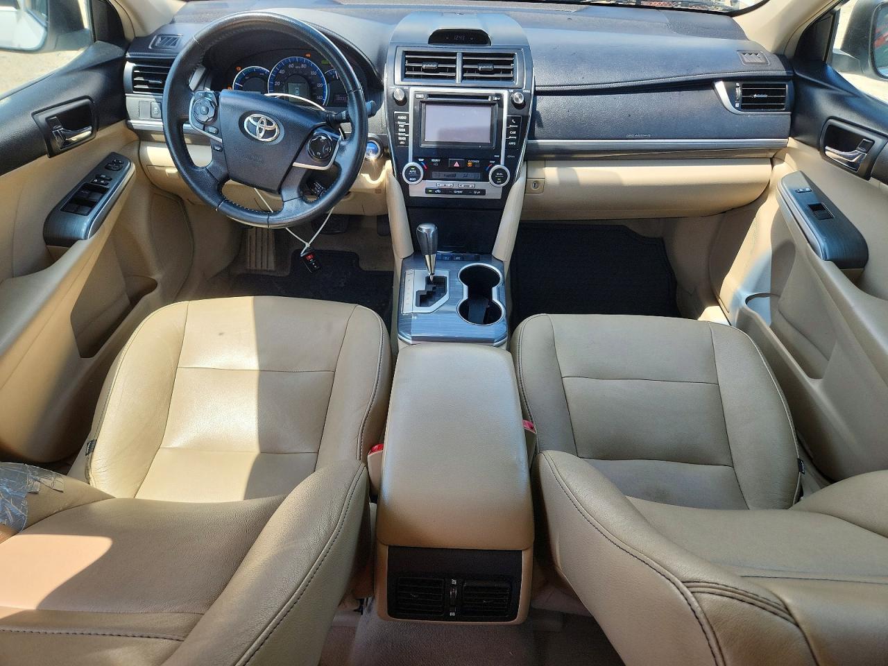 2013 Toyota Camry Hybrid Xle White vin: 4T1BD1FK6DU092639
