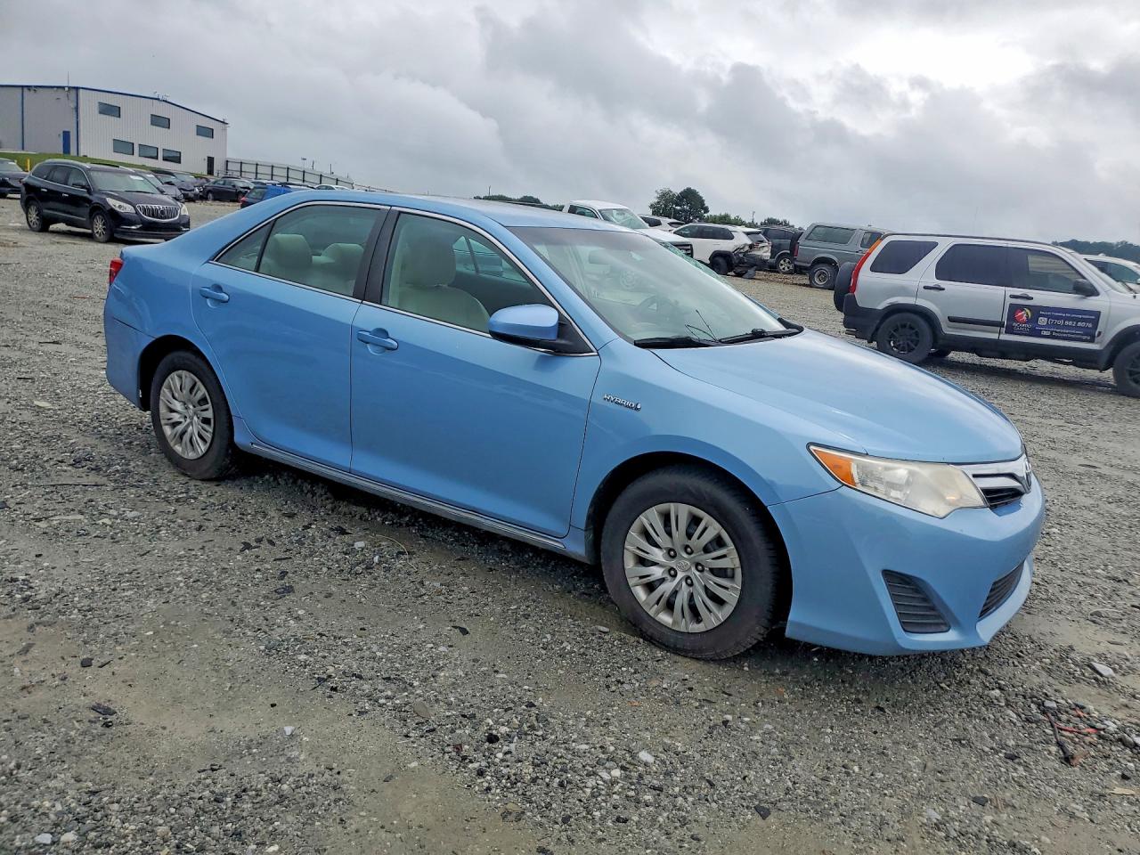 2013 Toyota Camry Hybrid Le Blue vin: 4T1BD1FK6DU095699