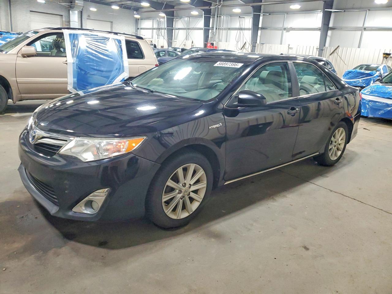 2013 Toyota Camry Hybrid Xle Black vin: 4T1BD1FK6DU096528
