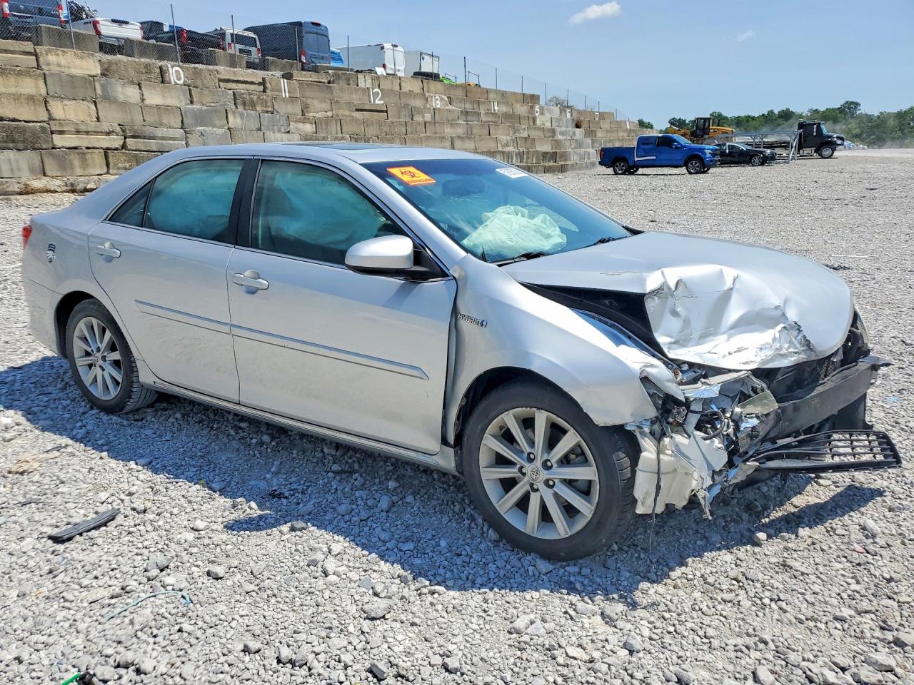 2014 Toyota Camry Hybrid Xle Silver vin: 4T1BD1FK6EU105715