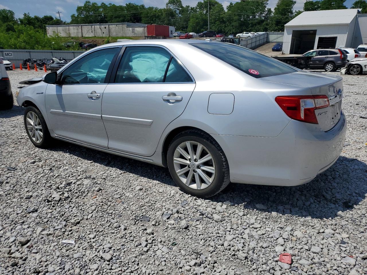 2014 Toyota Camry Hybrid Xle Silver vin: 4T1BD1FK6EU105715