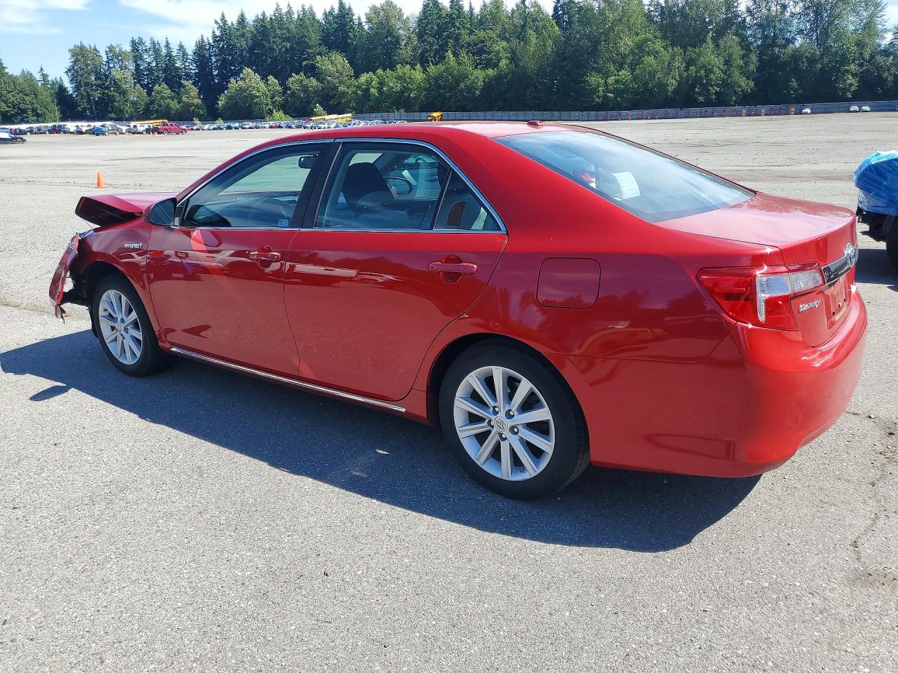 2014 Toyota Camry Hybrid Xle Red vin: 4T1BD1FK6EU105861