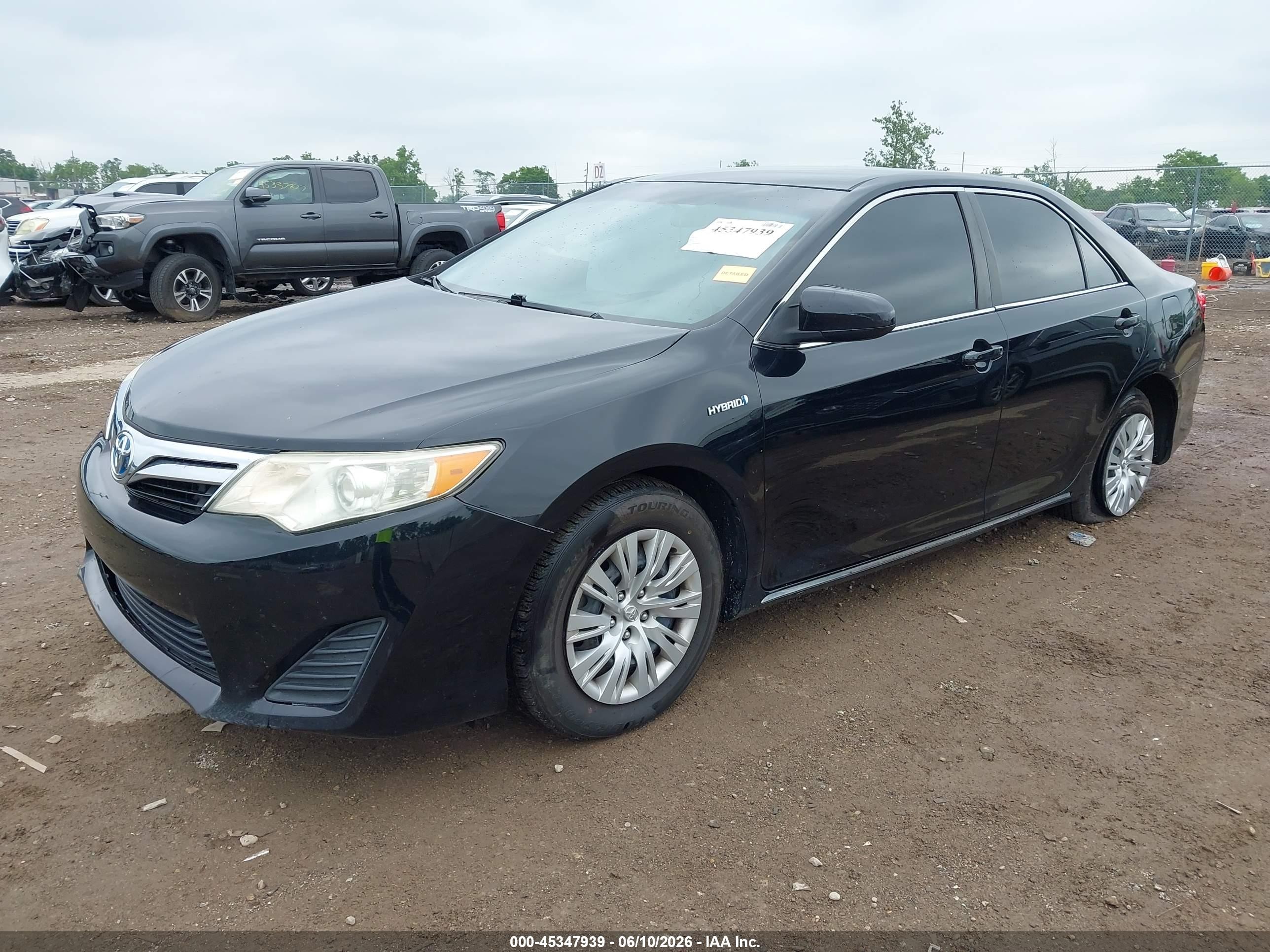 2014 Toyota Camry Hybrid Le Черный vin: 4T1BD1FK6EU111529