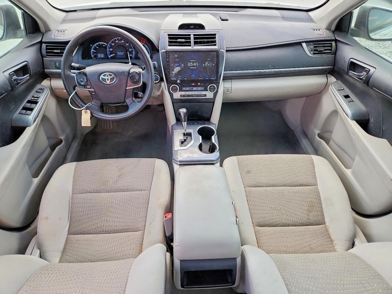 2014 Toyota Camry Hybrid Le White vin: 4T1BD1FK6EU113572