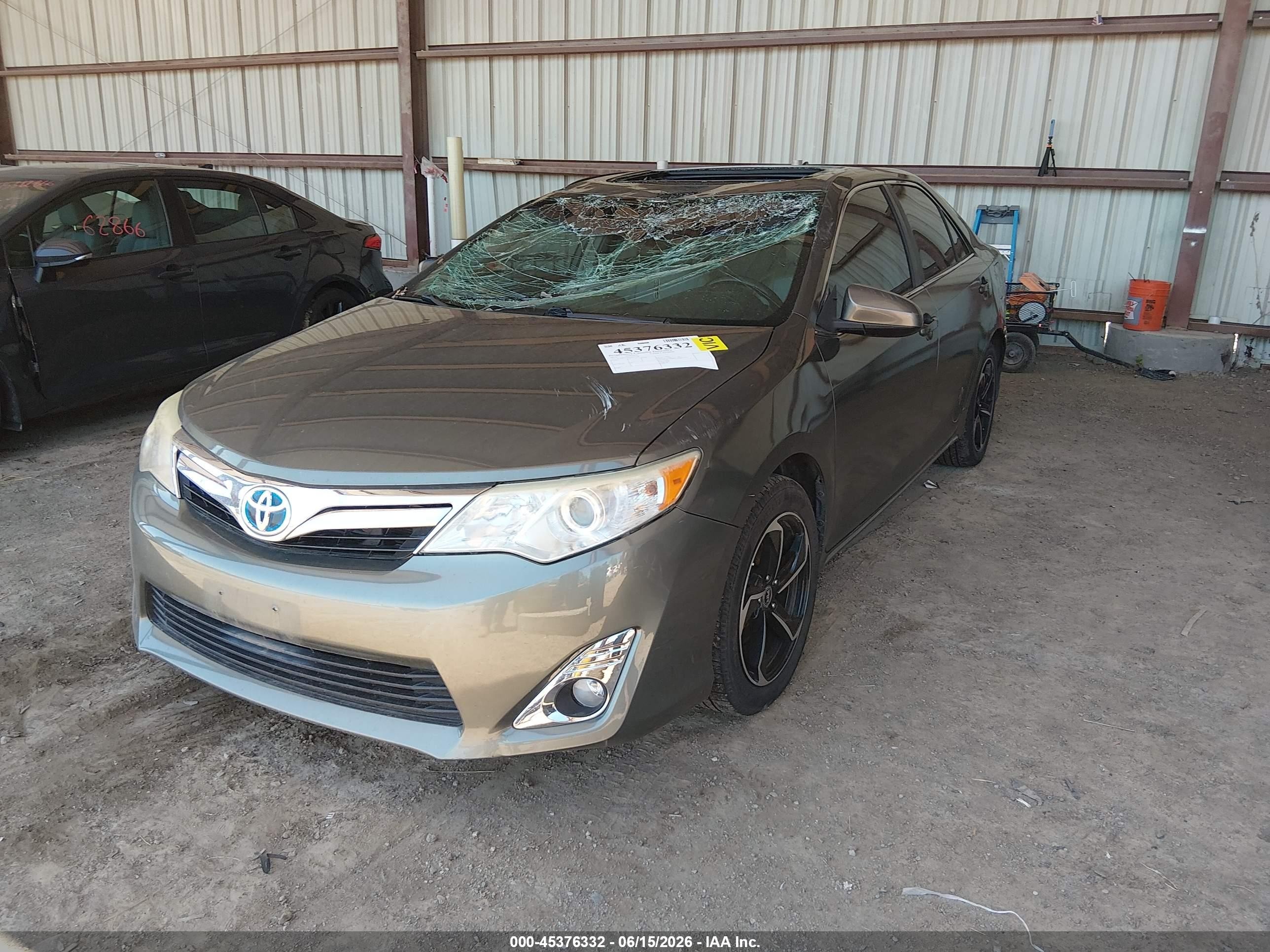 2014 Toyota Camry Hybrid Xle Gray vin: 4T1BD1FK6EU117394