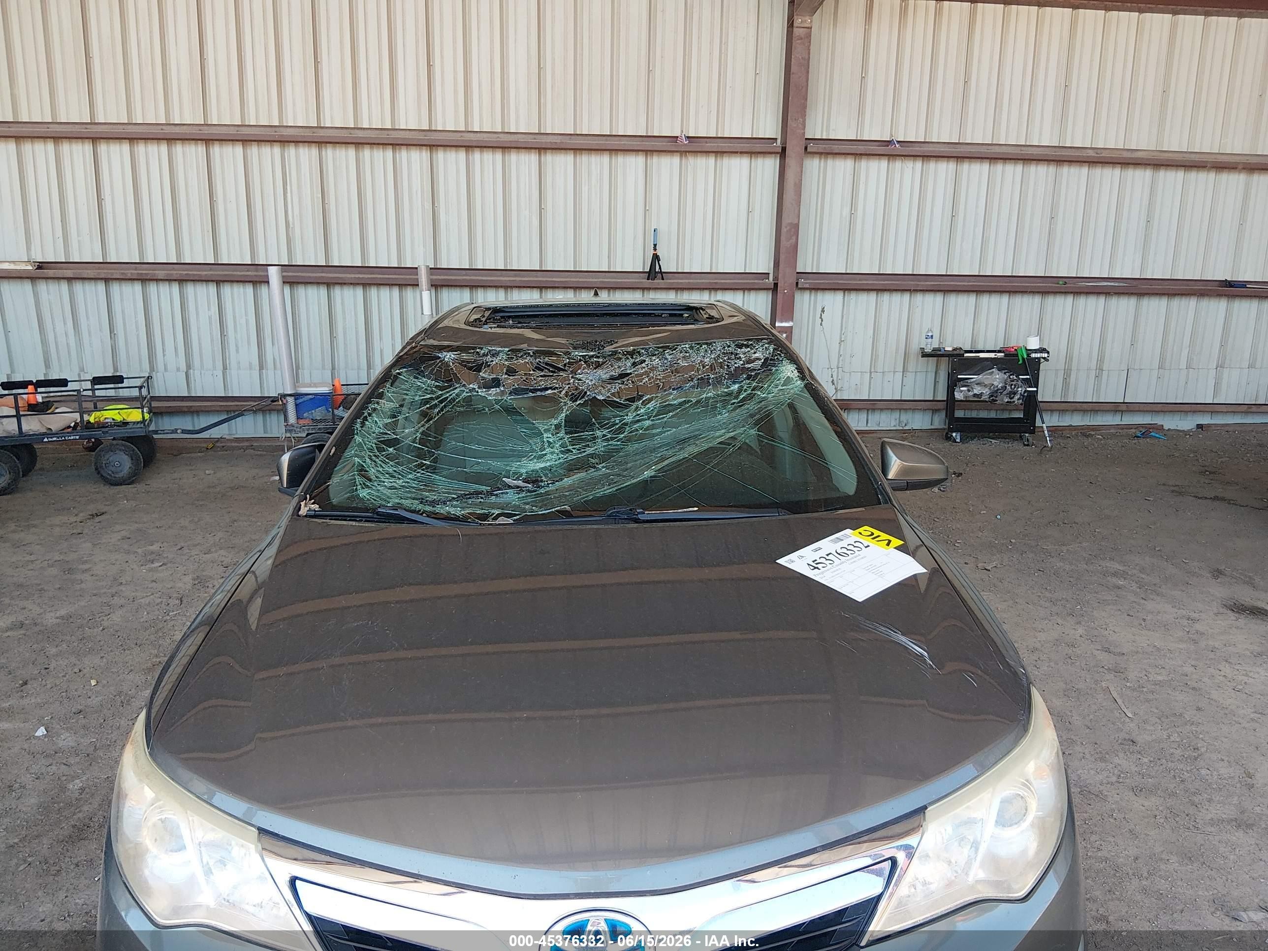 2014 Toyota Camry Hybrid Xle Gray vin: 4T1BD1FK6EU117394