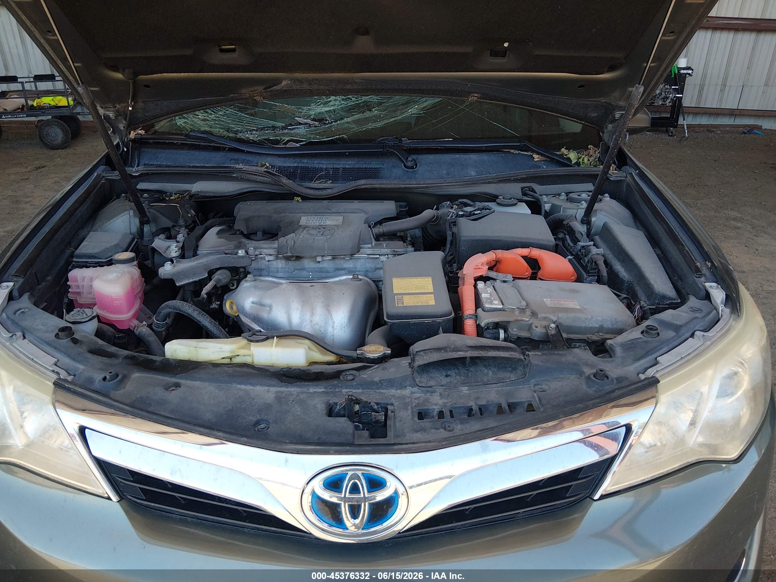 2014 Toyota Camry Hybrid Xle Gray vin: 4T1BD1FK6EU117394