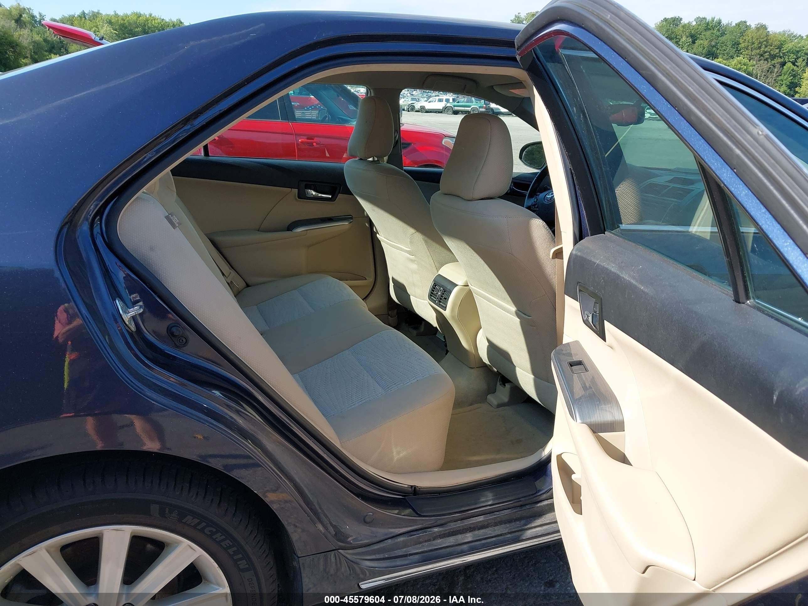 2014 Toyota Camry Hybrid Xle Blue vin: 4T1BD1FK6EU117833