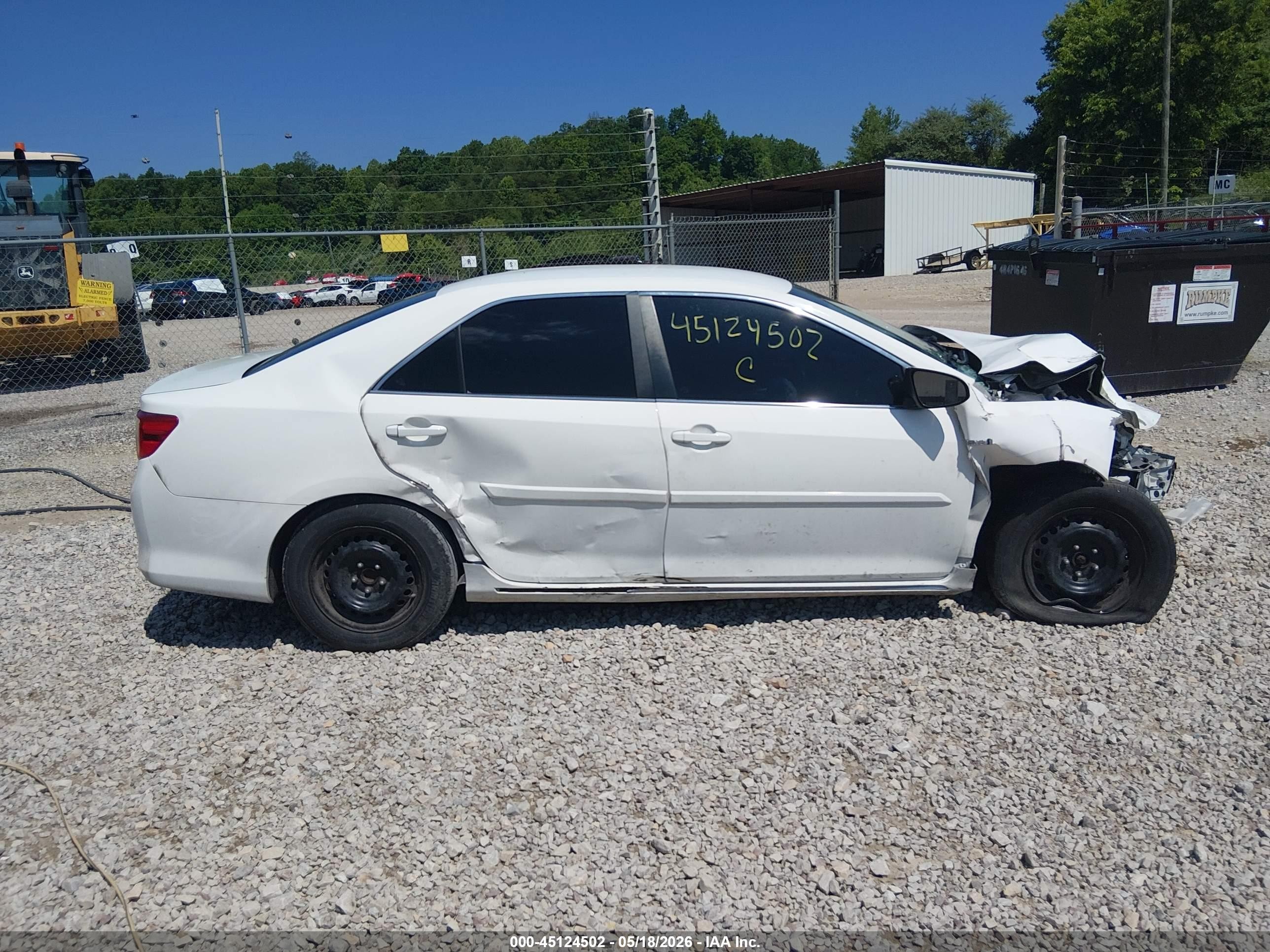 2014 Toyota Camry Hybrid Le White vin: 4T1BD1FK6EU120795