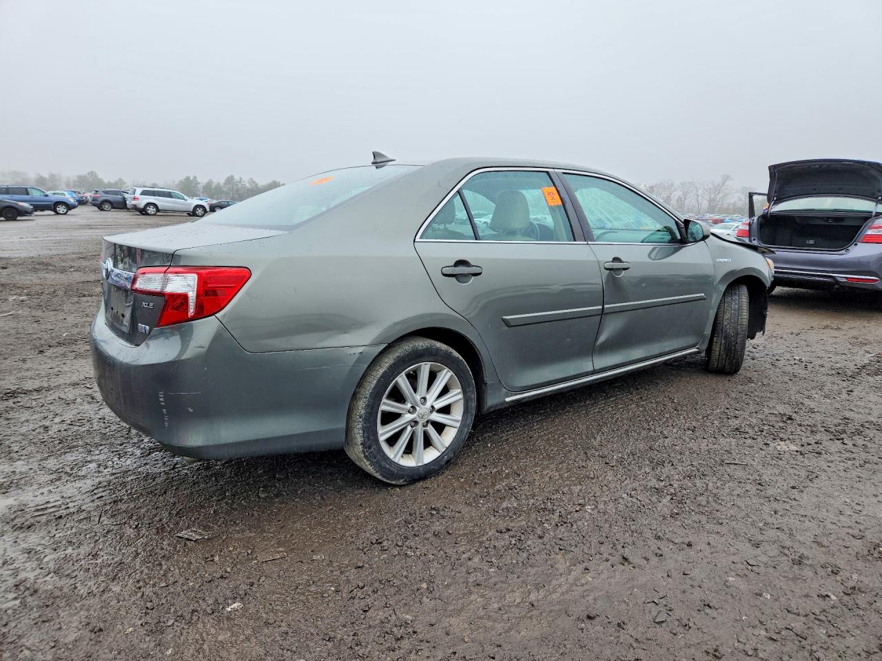 2014 Toyota Camry Hybrid Xle Gray vin: 4T1BD1FK6EU126774