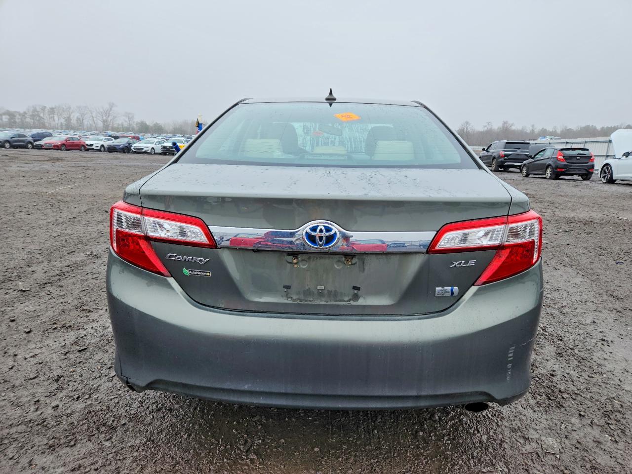 2014 Toyota Camry Hybrid Xle Gray vin: 4T1BD1FK6EU126774