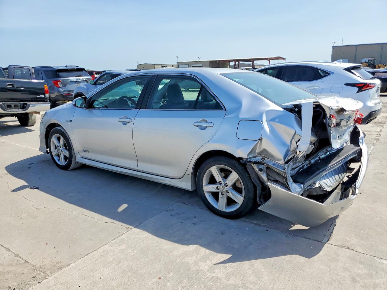 2014 Toyota Camry Hybrid Se Silver vin: 4T1BD1FK6EU127178