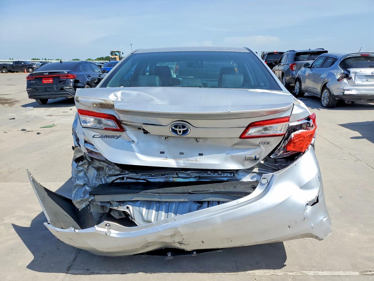 2014 Toyota Camry Hybrid Se Silver vin: 4T1BD1FK6EU127178