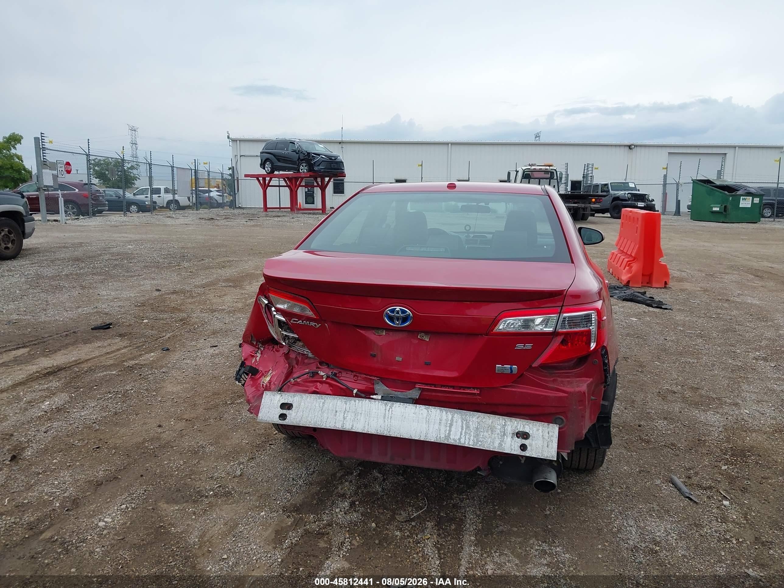 2014 Toyota Camry Hybrid Se Limited Edition Red vin: 4T1BD1FK6EU133742