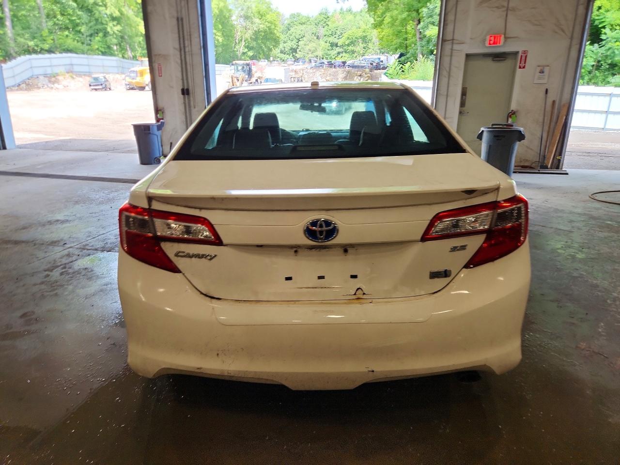 2014 Toyota Camry Hybrid Se Белый vin: 4T1BD1FK6EU135801