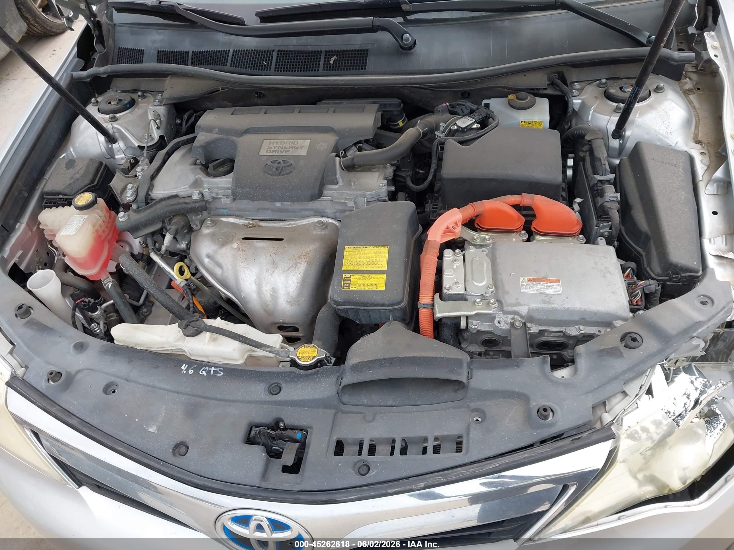 2014 Toyota Camry Hybrid Xle Silver vin: 4T1BD1FK6EU135846