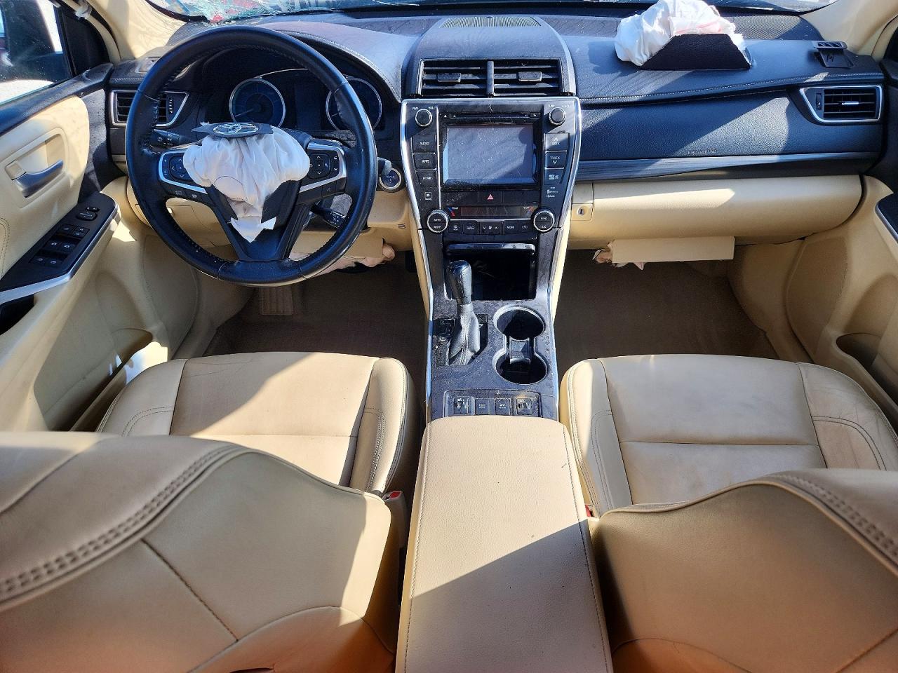 2015 Toyota Camry Hybrid Xle Красный vin: 4T1BD1FK6FU146377
