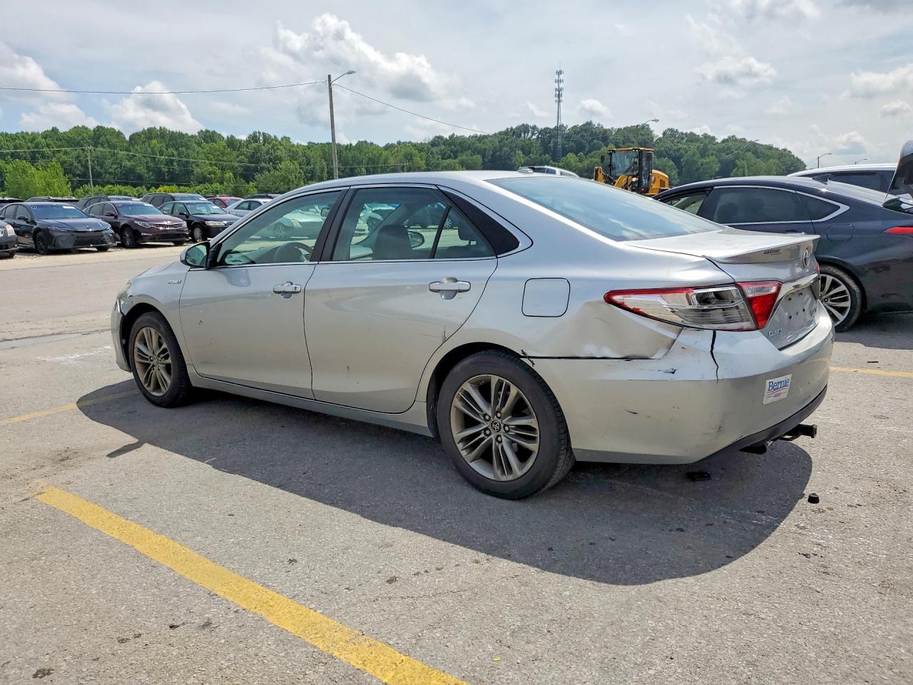 2015 Toyota Camry Hybrid Se Silver vin: 4T1BD1FK6FU151675