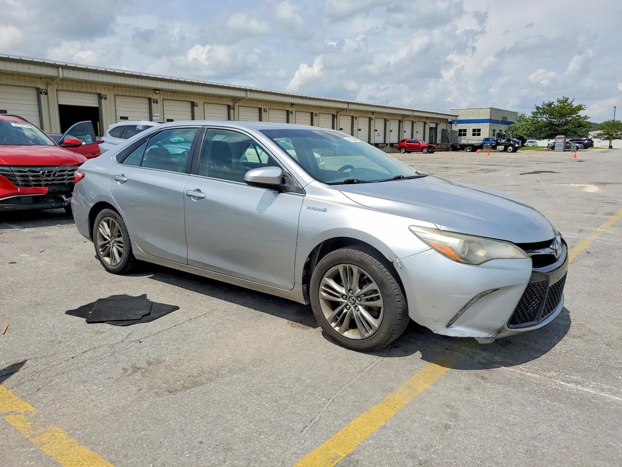 2015 Toyota Camry Hybrid Se Silver vin: 4T1BD1FK6FU151675