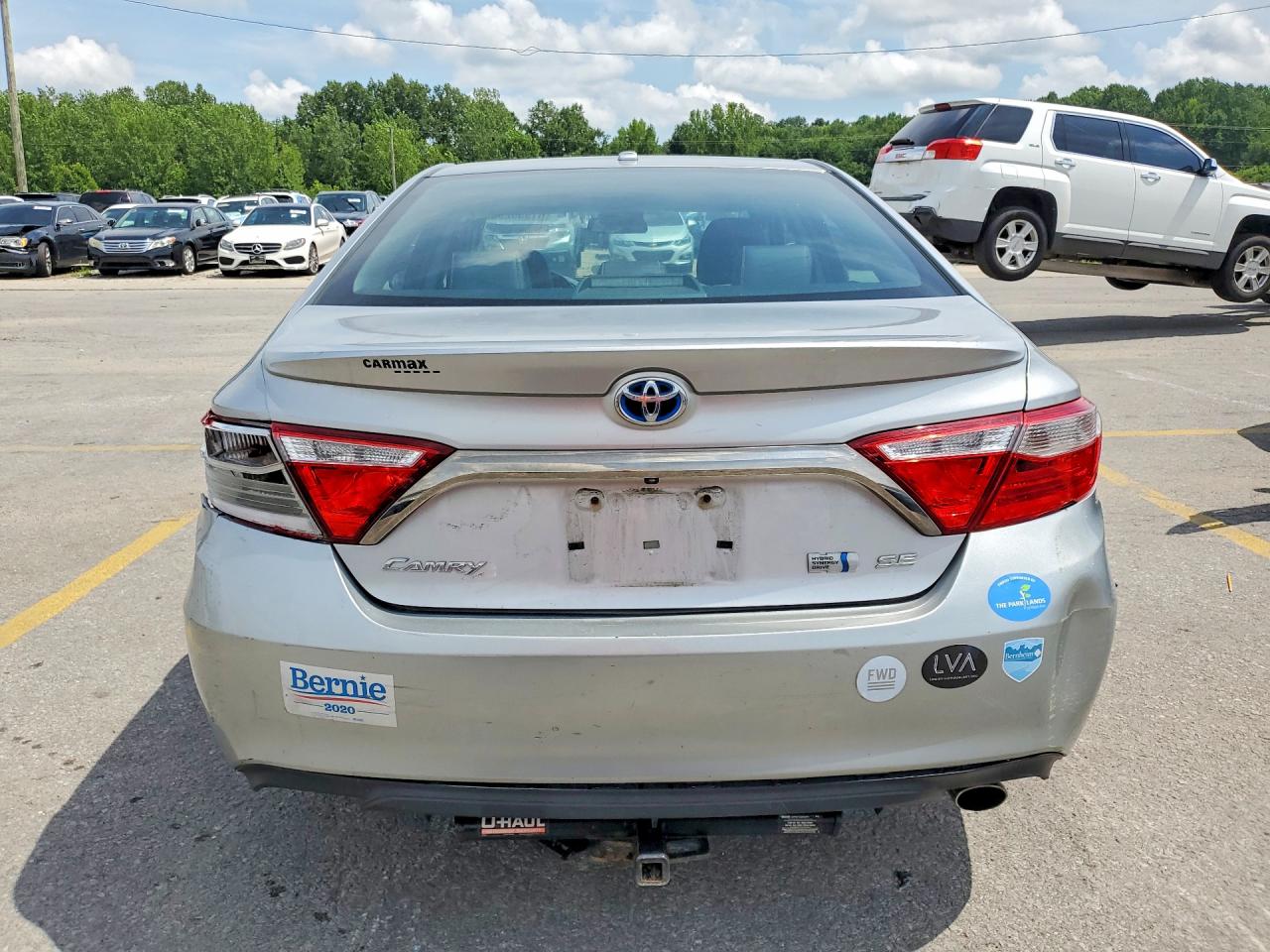 2015 Toyota Camry Hybrid Se Silver vin: 4T1BD1FK6FU151675