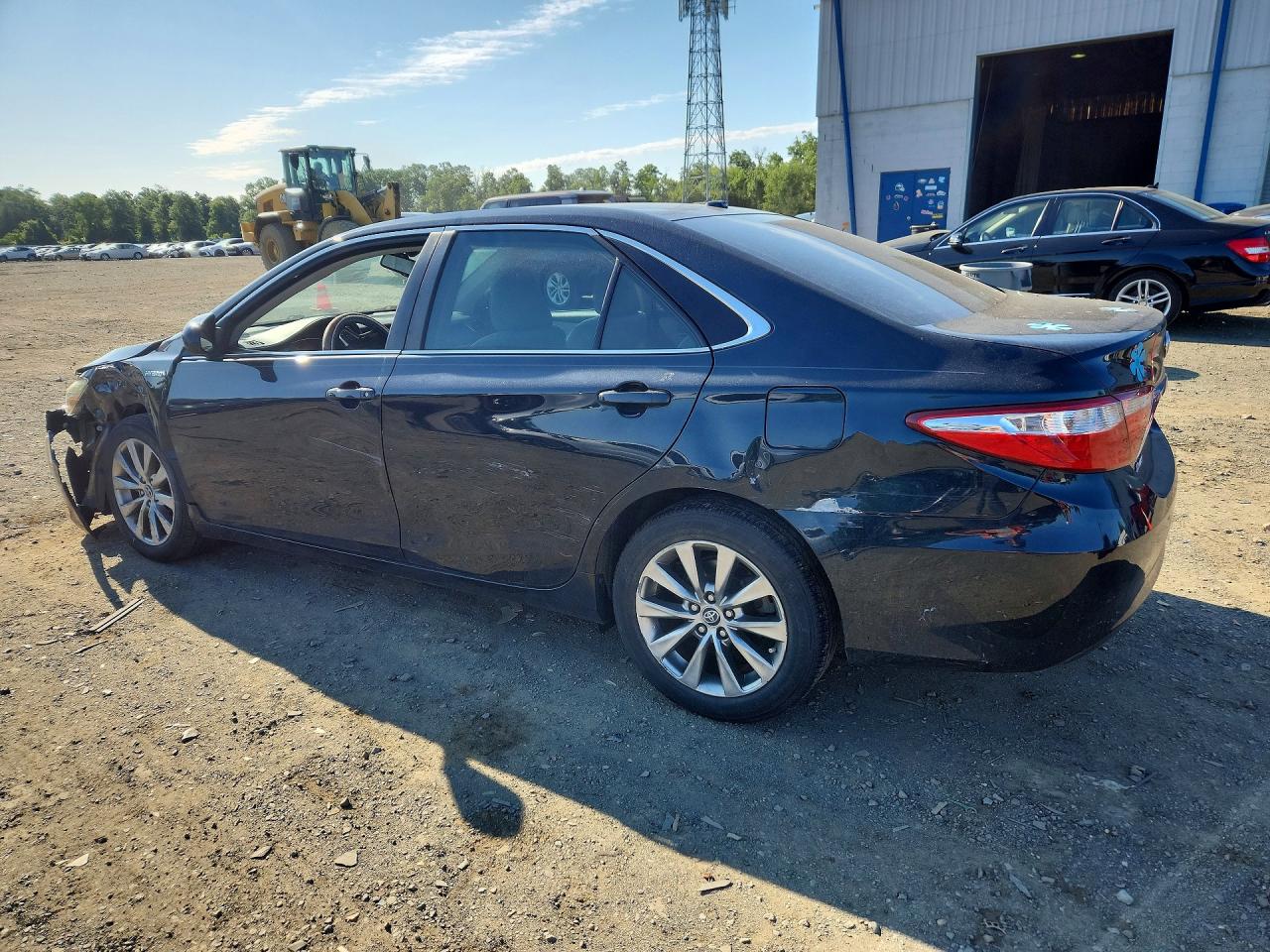 2015 Toyota Camry Hybrid Black vin: 4T1BD1FK6FU156648