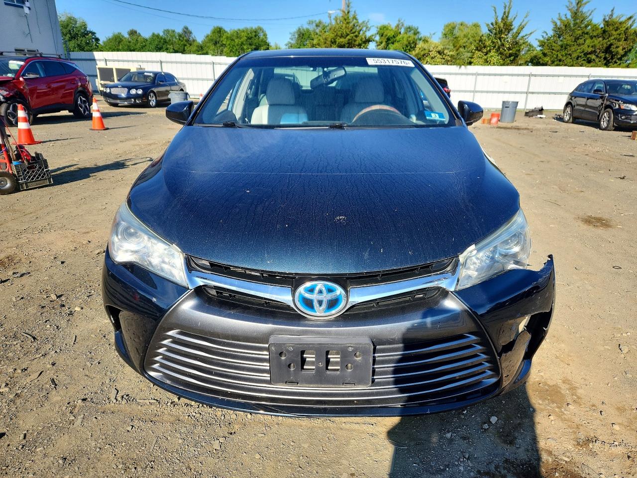 2015 Toyota Camry Hybrid Black vin: 4T1BD1FK6FU156648