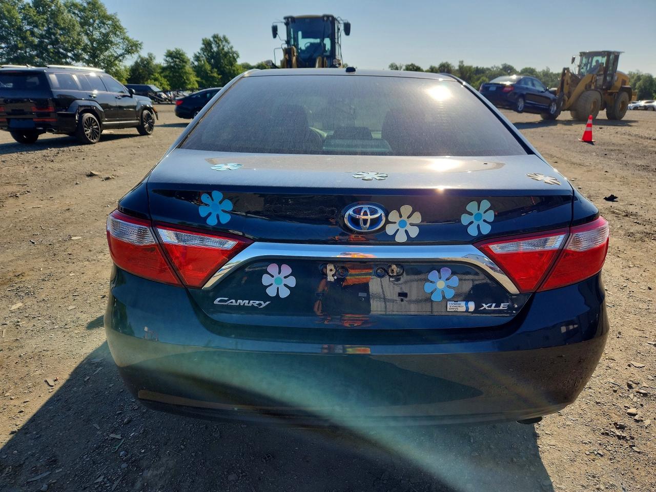 2015 Toyota Camry Hybrid Black vin: 4T1BD1FK6FU156648