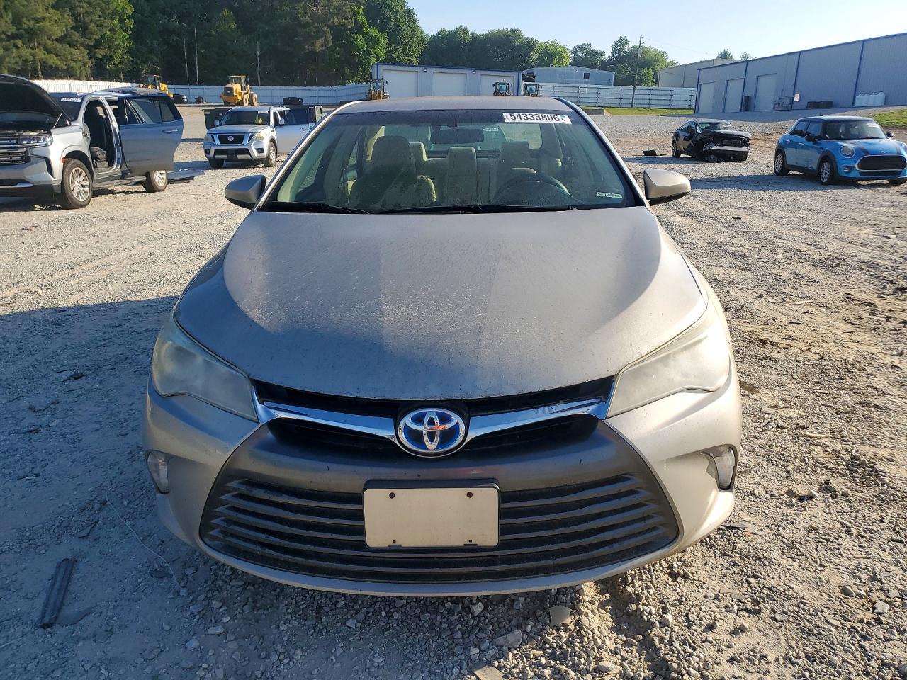 2015 Toyota Camry Hybrid Le Beige vin: 4T1BD1FK6FU158447