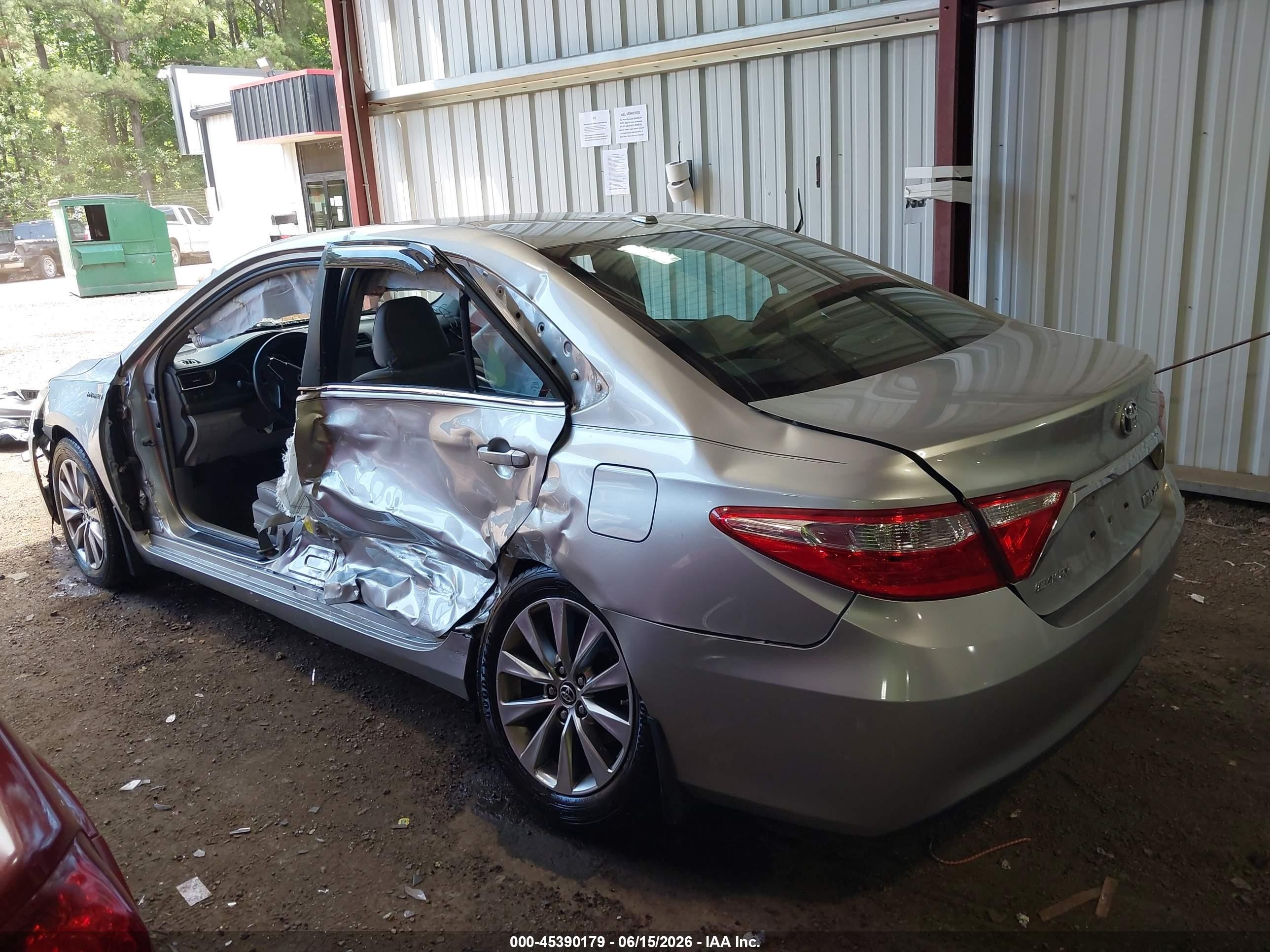 2015 Toyota Camry Hybrid Xle Gray vin: 4T1BD1FK6FU159596