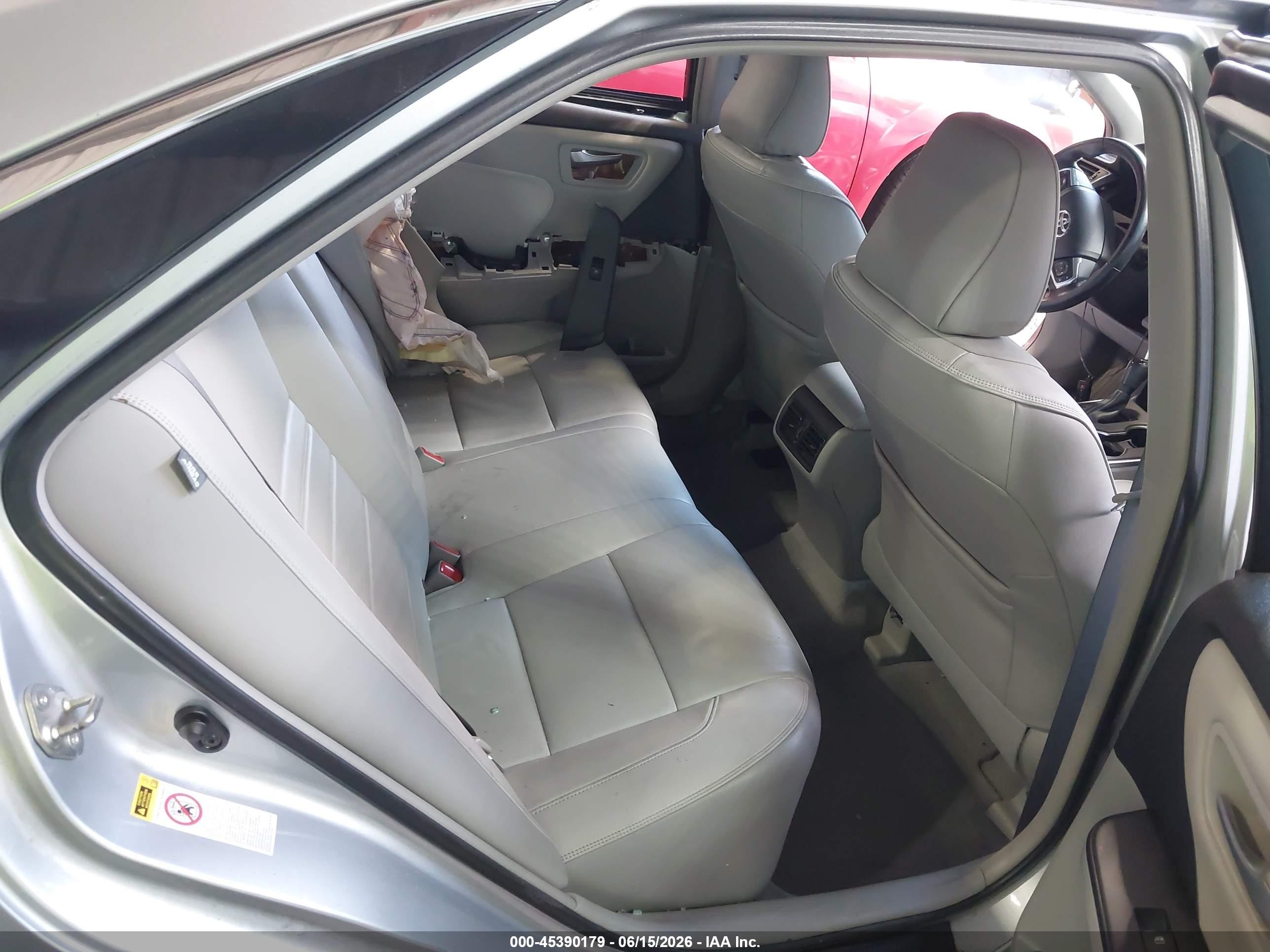 2015 Toyota Camry Hybrid Xle Gray vin: 4T1BD1FK6FU159596