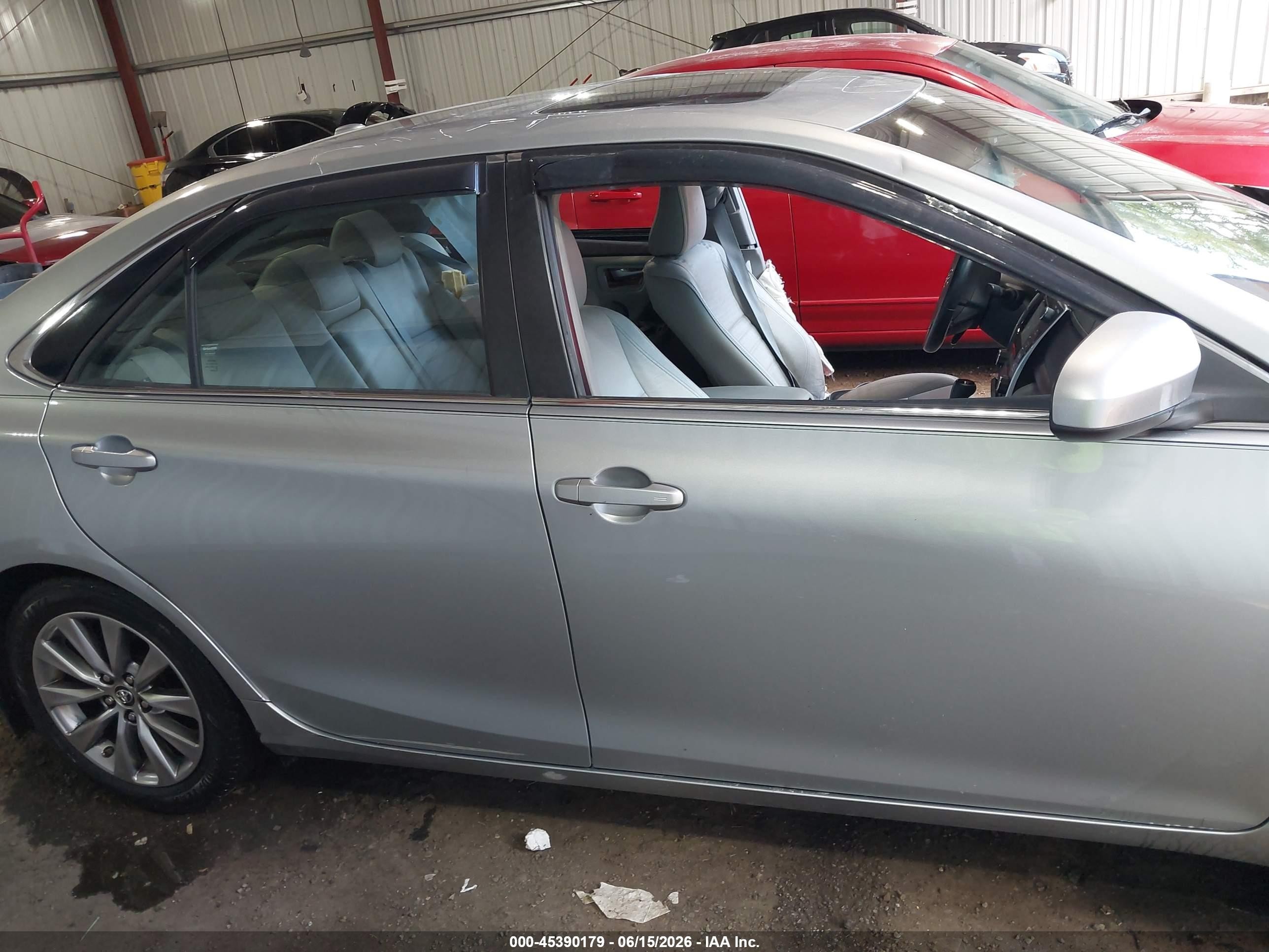 2015 Toyota Camry Hybrid Xle Gray vin: 4T1BD1FK6FU159596