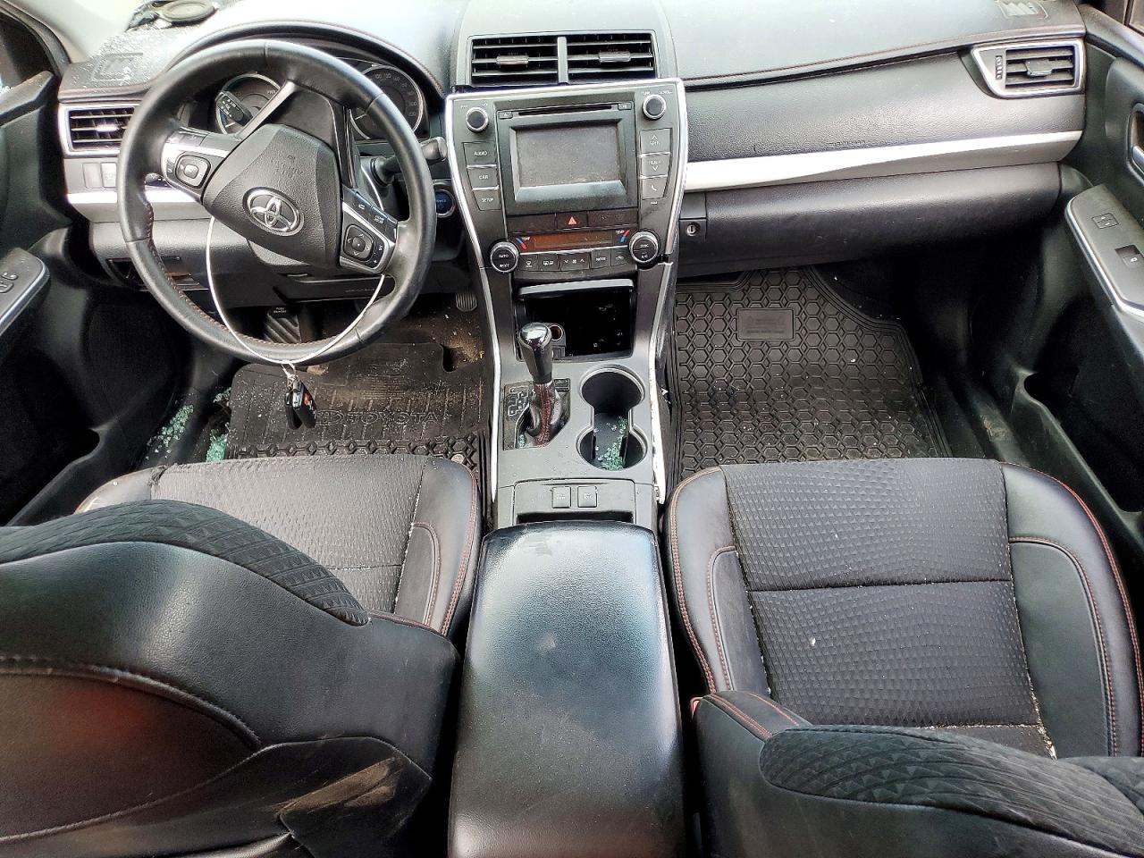 2015 Toyota Camry Hybrid Le White vin: 4T1BD1FK6FU167133