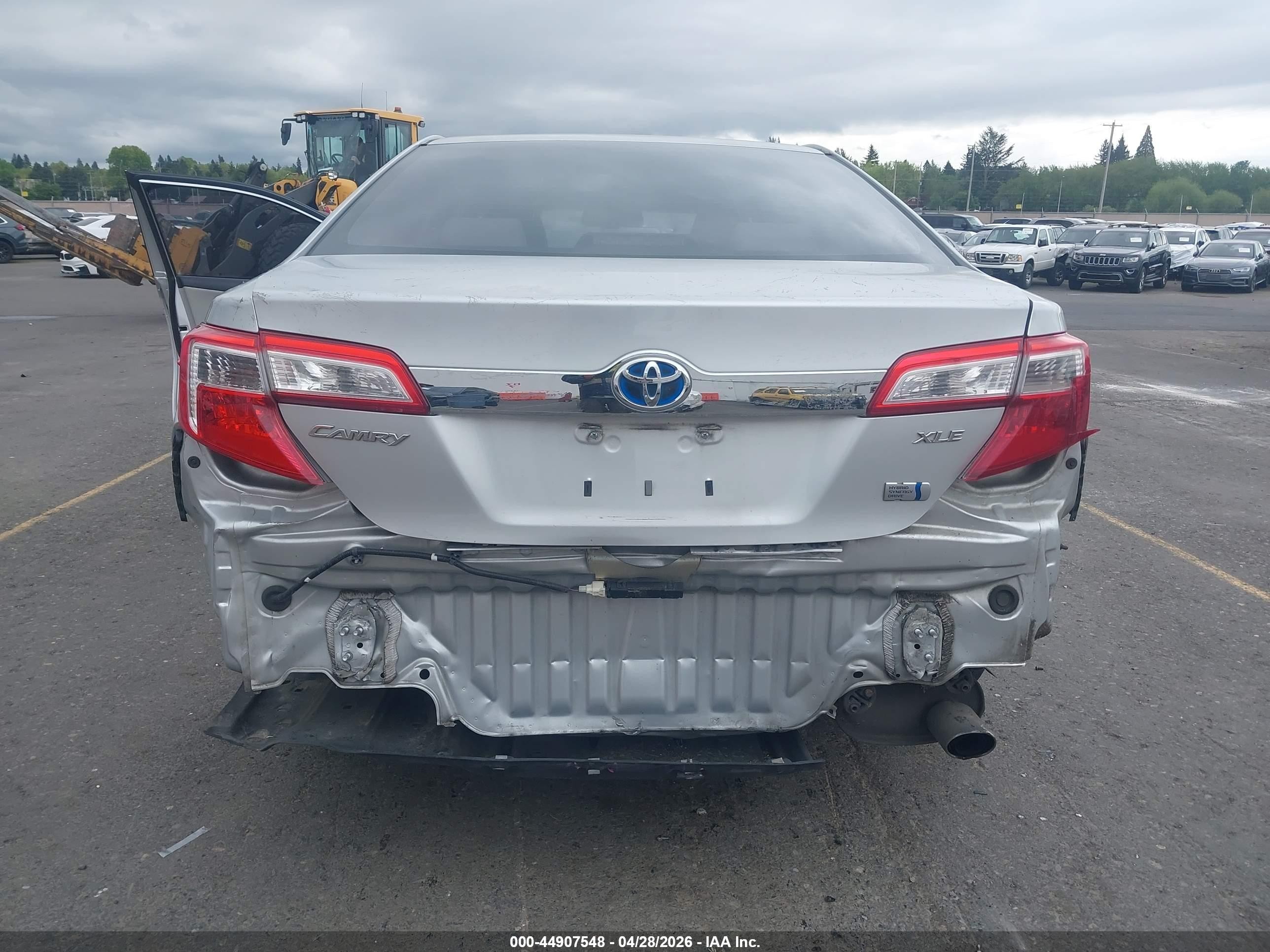 2012 Toyota Camry Hybrid Xle Silver vin: 4T1BD1FK7CU007791