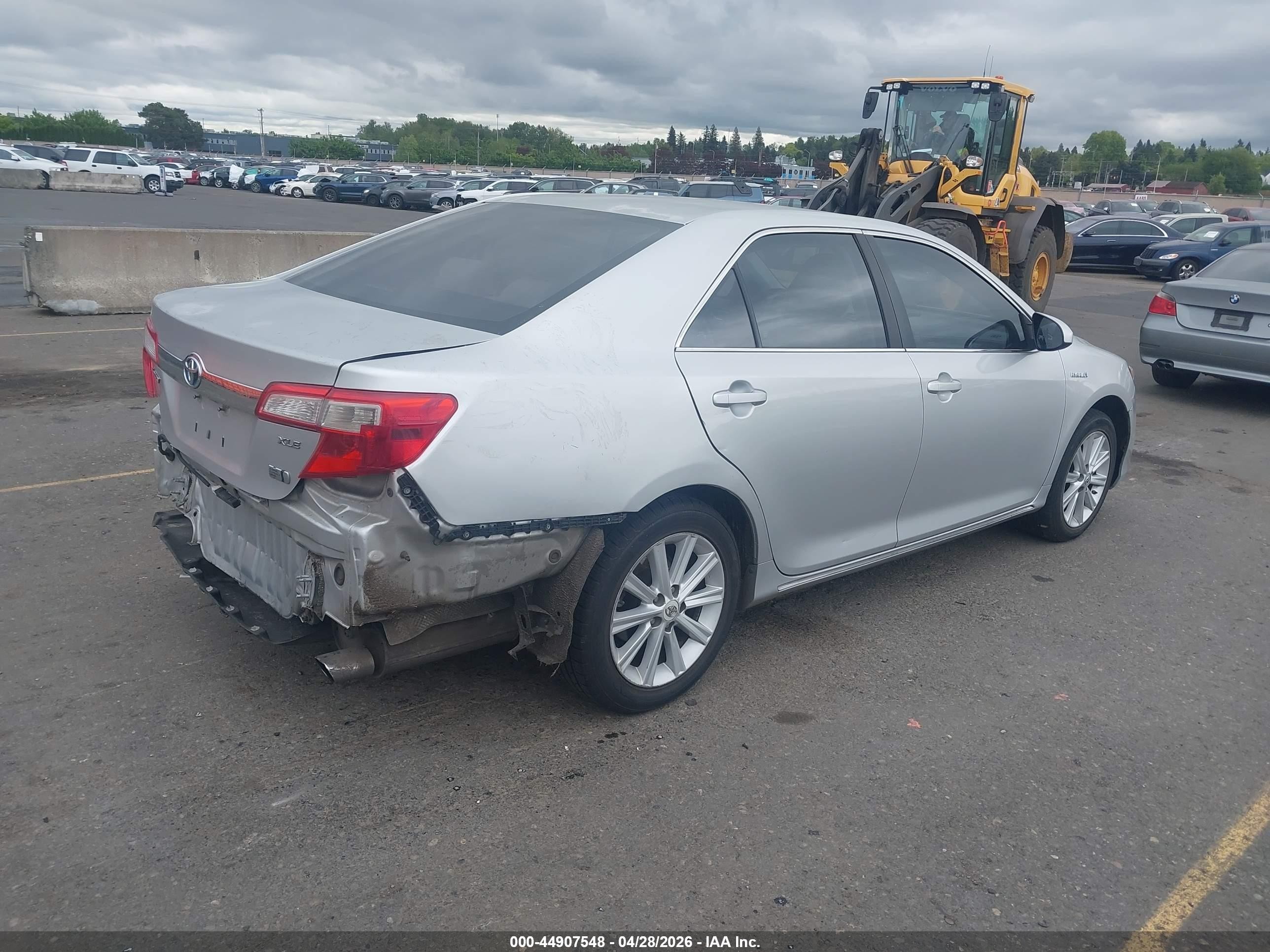 2012 Toyota Camry Hybrid Xle Silver vin: 4T1BD1FK7CU007791