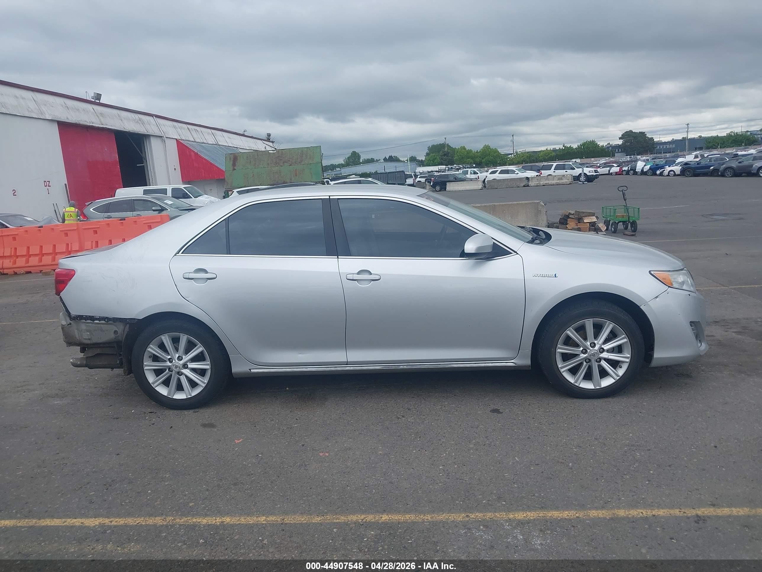 2012 Toyota Camry Hybrid Xle Silver vin: 4T1BD1FK7CU007791