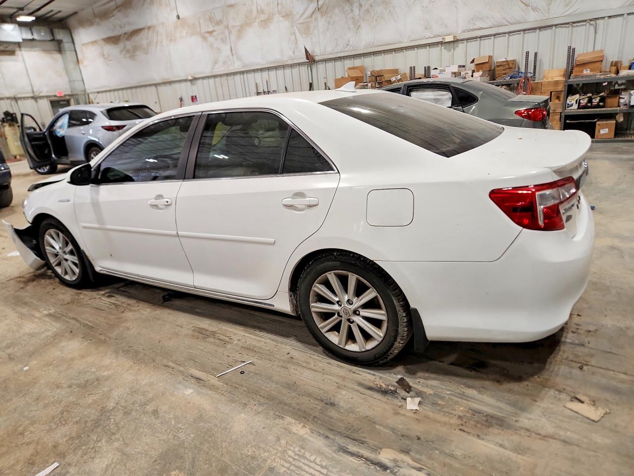 2012 Toyota Camry Hybrid Xle White vin: 4T1BD1FK7CU007869