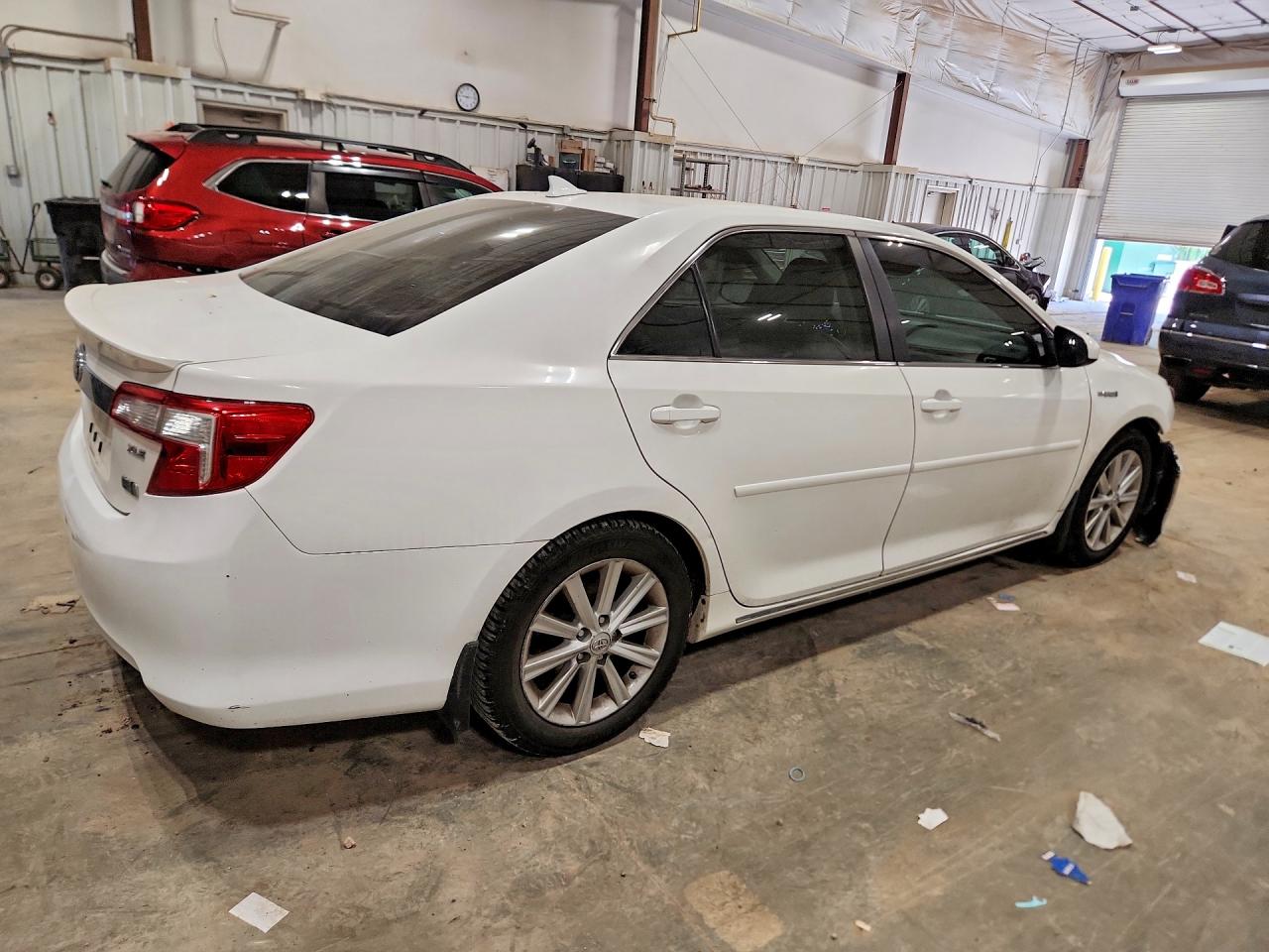 2012 Toyota Camry Hybrid Xle White vin: 4T1BD1FK7CU007869