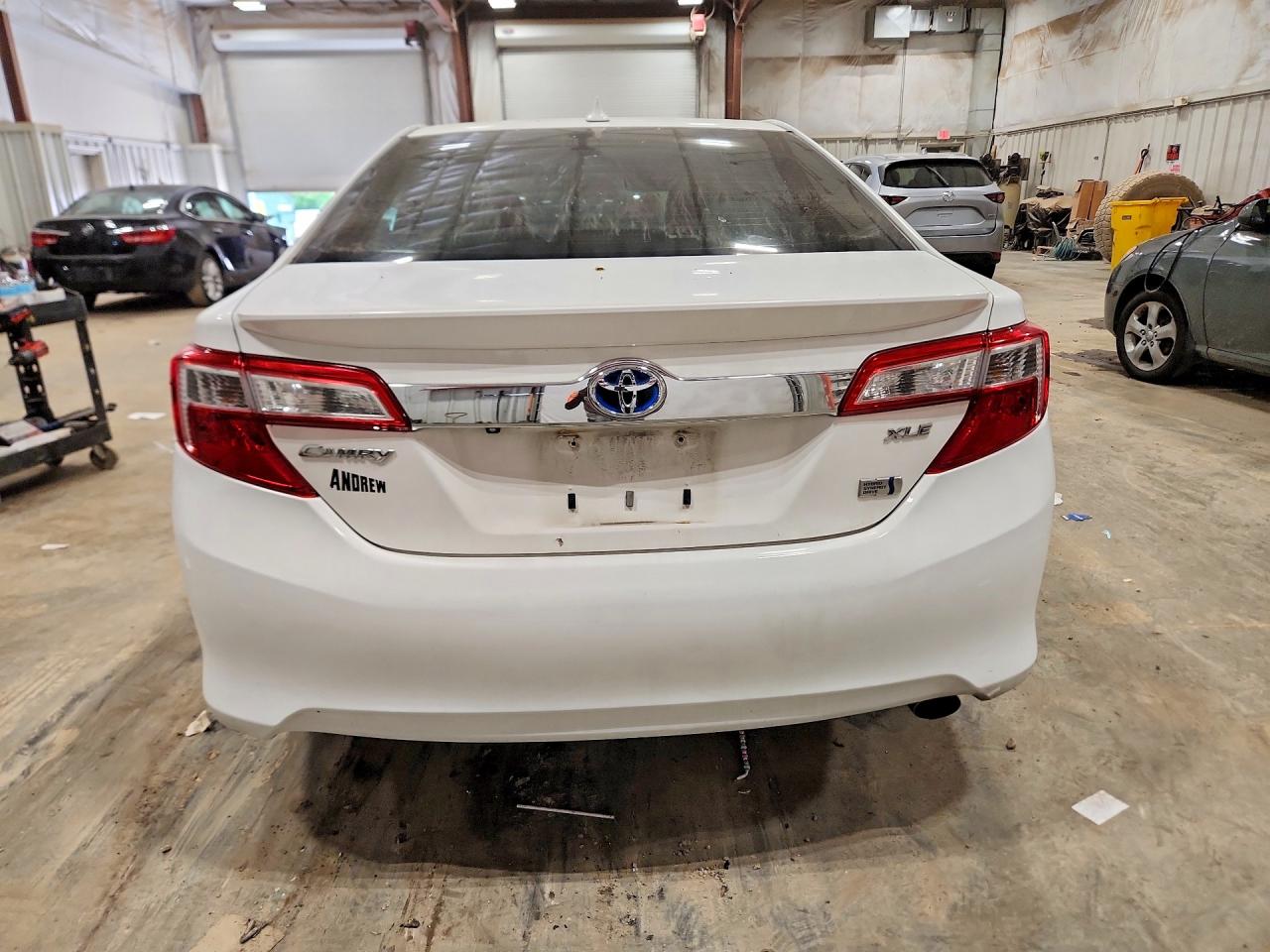 2012 Toyota Camry Hybrid Xle White vin: 4T1BD1FK7CU007869