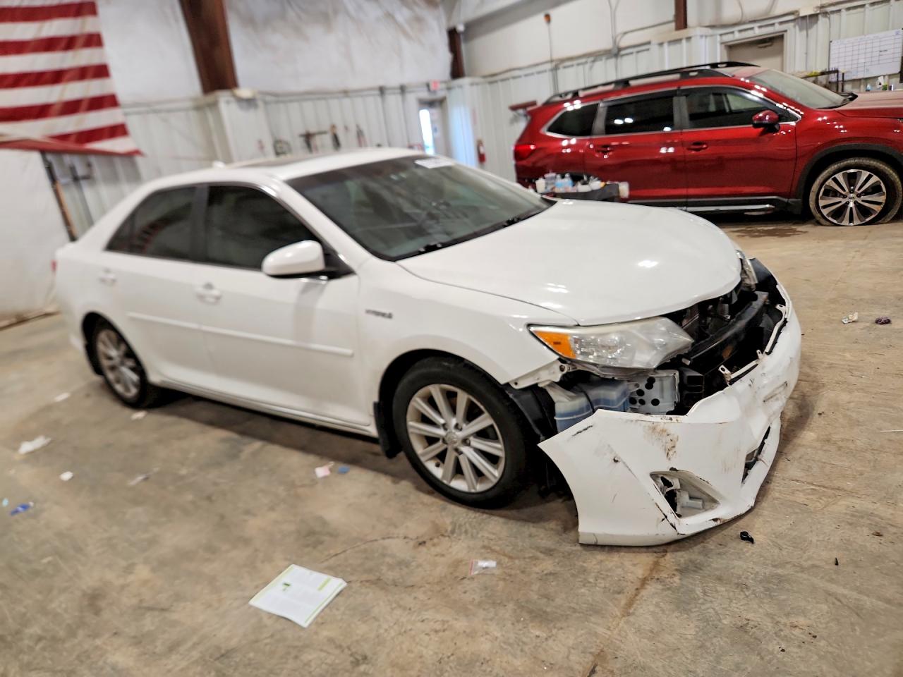 2012 Toyota Camry Hybrid Xle White vin: 4T1BD1FK7CU007869