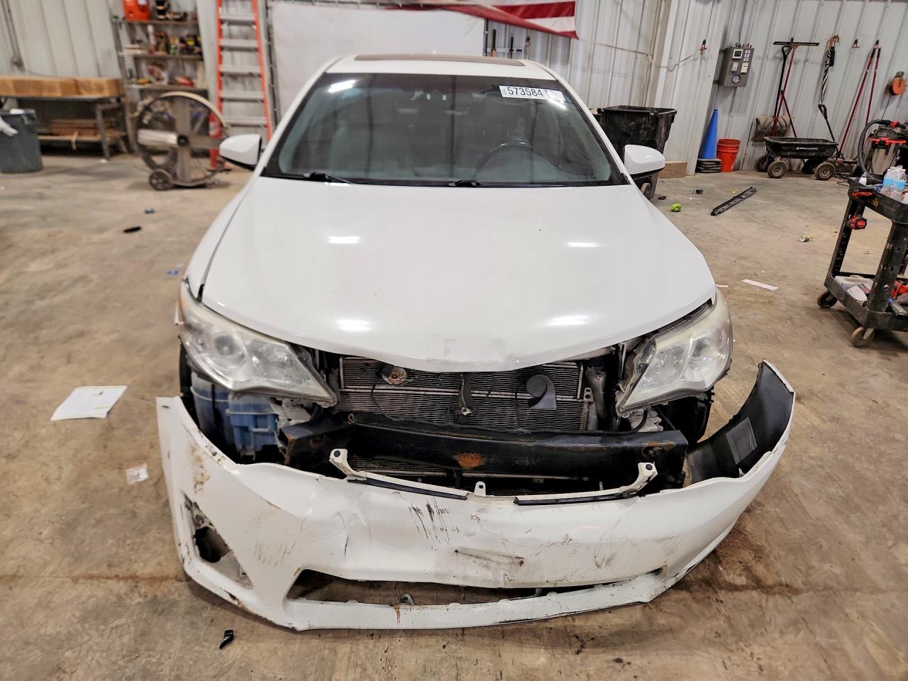 2012 Toyota Camry Hybrid Xle White vin: 4T1BD1FK7CU007869
