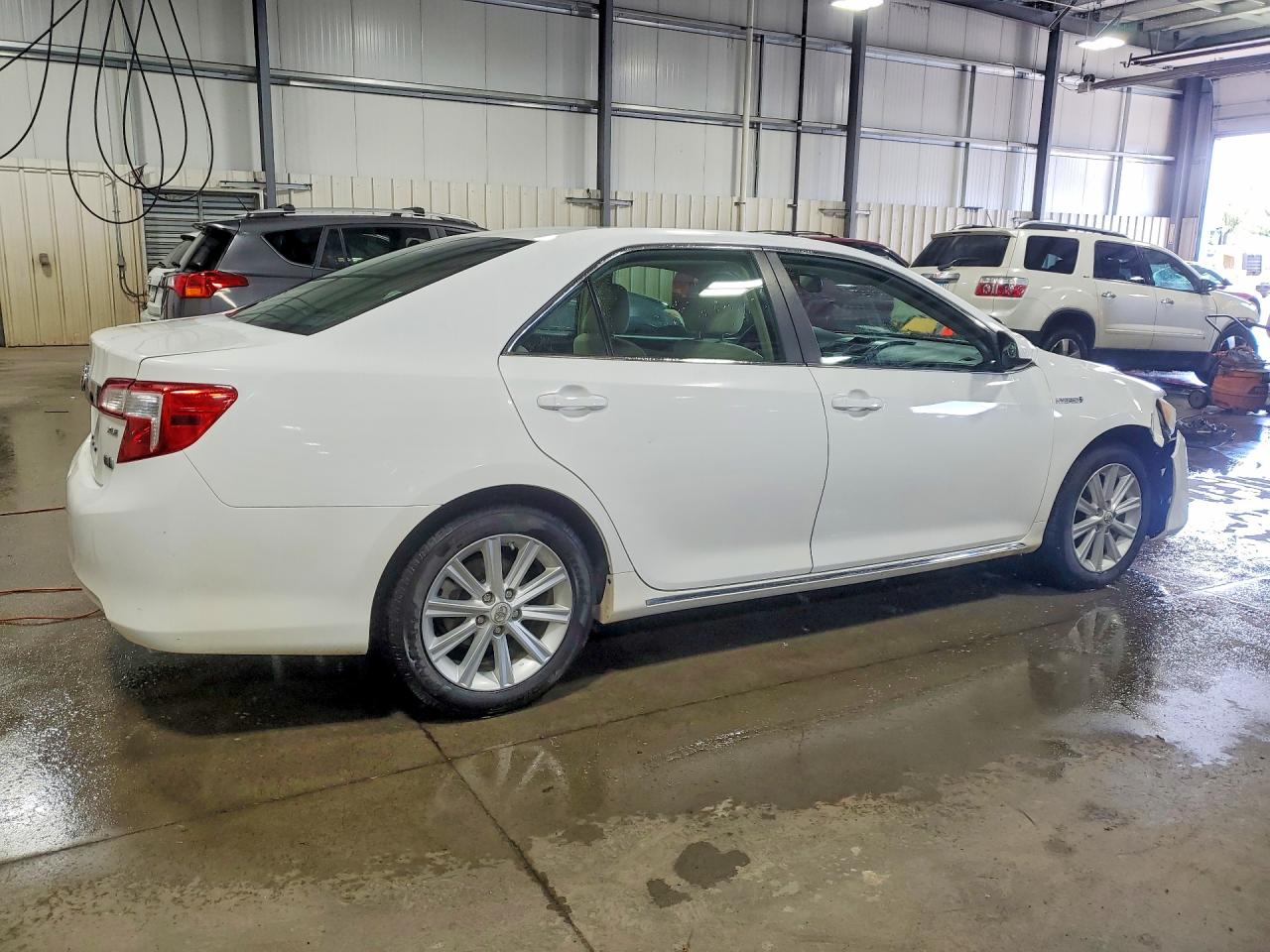 2012 Toyota Camry Hybrid Xle White vin: 4T1BD1FK7CU010562