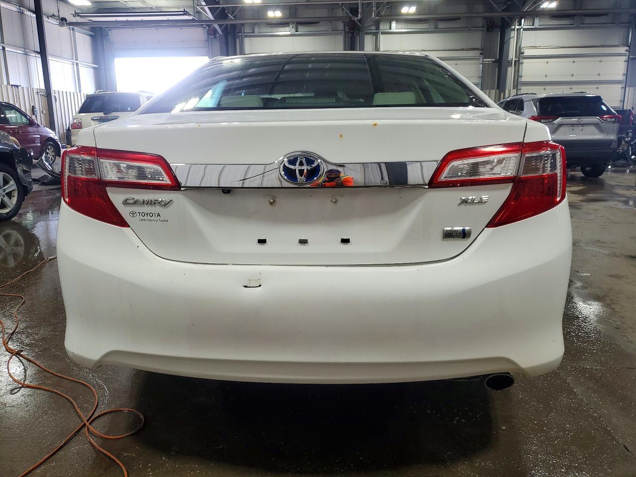 2012 Toyota Camry Hybrid Xle White vin: 4T1BD1FK7CU010562