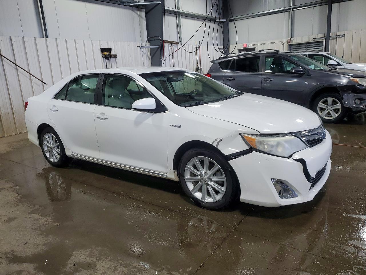 2012 Toyota Camry Hybrid Xle White vin: 4T1BD1FK7CU010562
