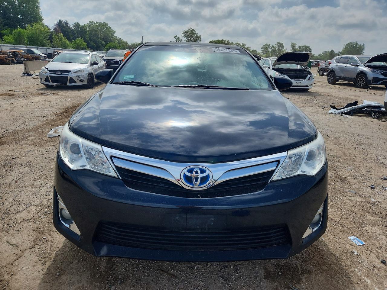 2012 Toyota Camry Hybrid Xle Черный vin: 4T1BD1FK7CU010853