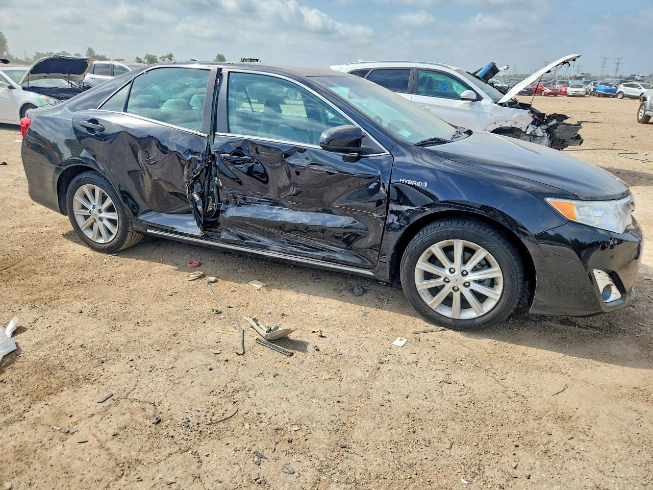 2012 Toyota Camry Hybrid Xle Черный vin: 4T1BD1FK7CU010853